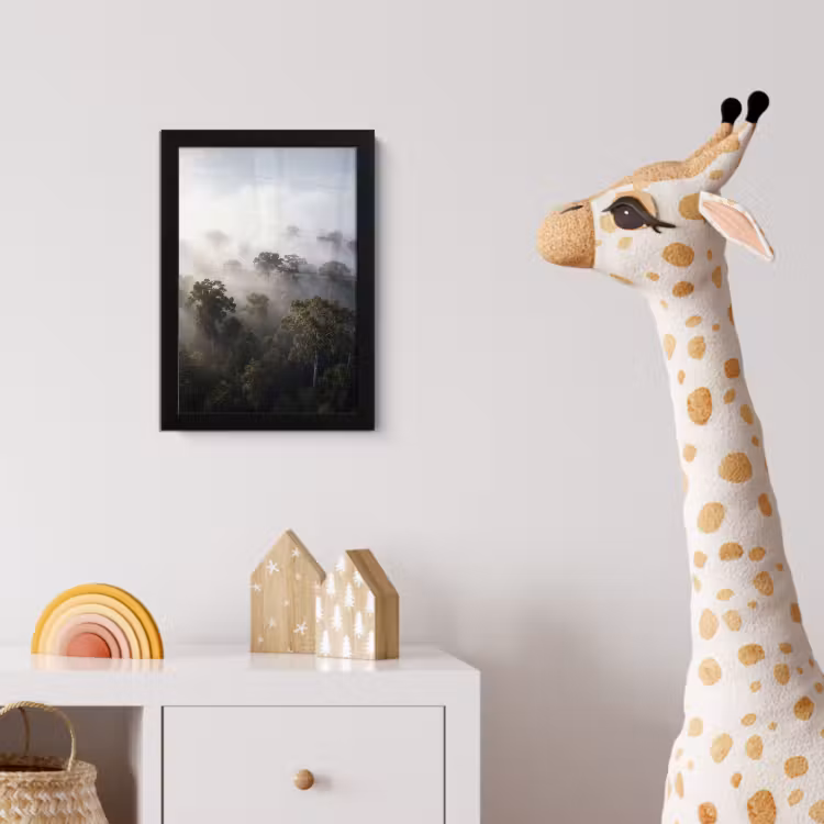 Poster met lijst - Bos - Mist - Natuur - Groen — 5