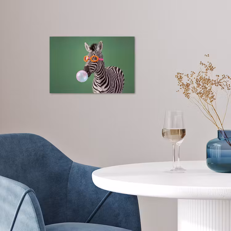 Poster - Dier - Bril - Bel - Modern - Groen — 4