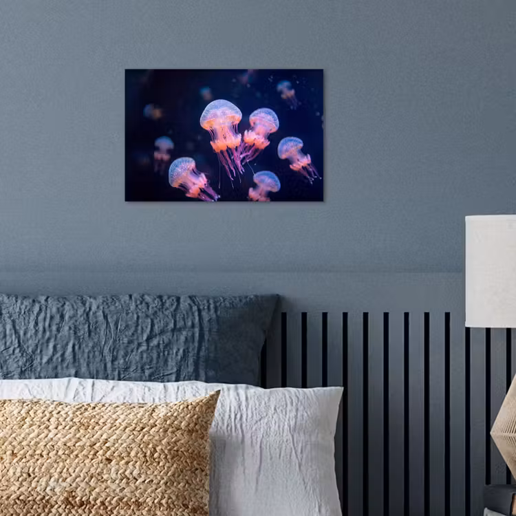 Poster - Dier - Onderwater - Natuur - Roze - Mysterieus — 3