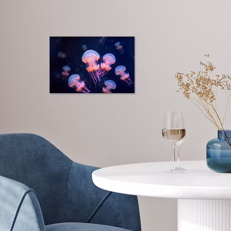 Poster - Dier - Onderwater - Natuur - Roze - Mysterieus — 4