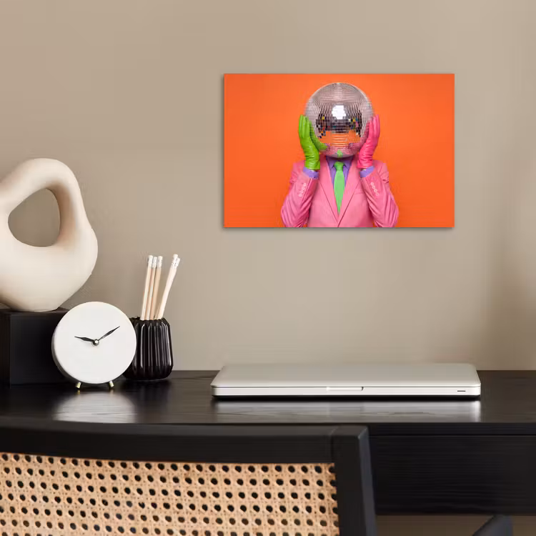 Poster - Kunst - Disco bal - Kleurrijk - Modern - Studio — 2