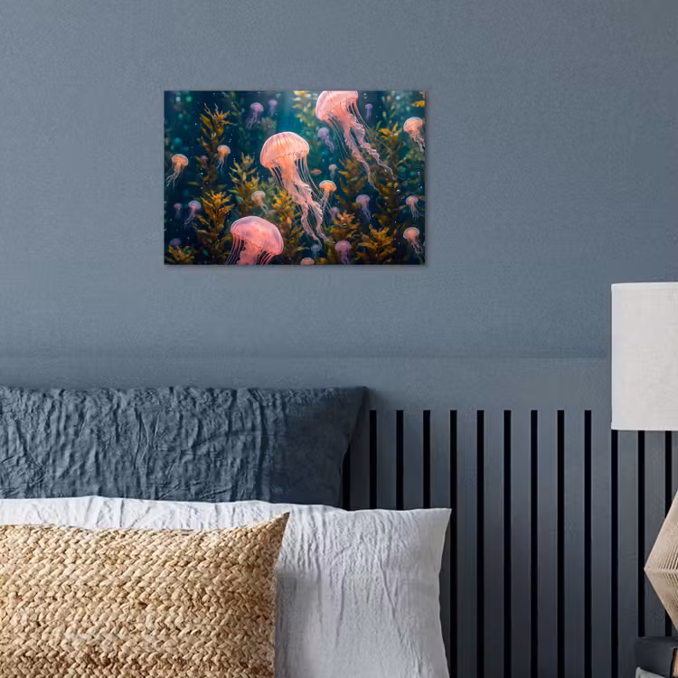 Poster - Kwal - Roze - Onderwater - Zeeleven - Dieren — 3
