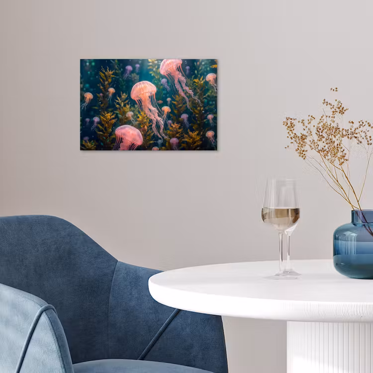 Poster - Kwal - Roze - Onderwater - Zeeleven - Dieren — 4