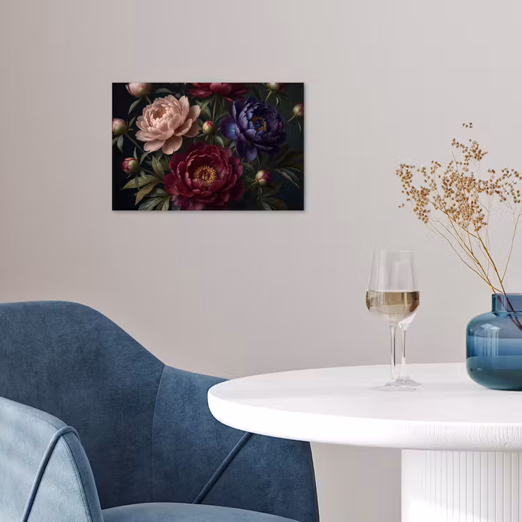 Poster - Bloemen - Boeket - Natuur - Modern - Donker — 4