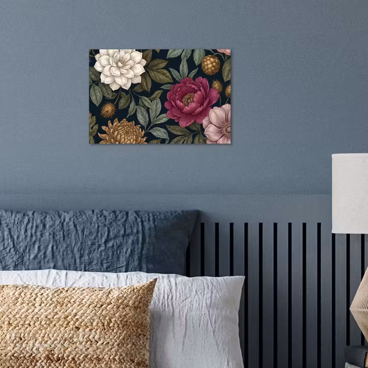Poster - Bloemen - Botanisch - Illustratie - Donker - Vintage — 3