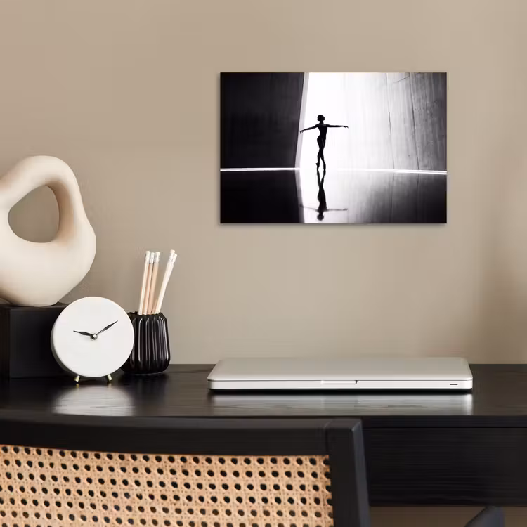 Poster - Danser - Silhouette - Kunst - Modern - Zwart-wit — 2
