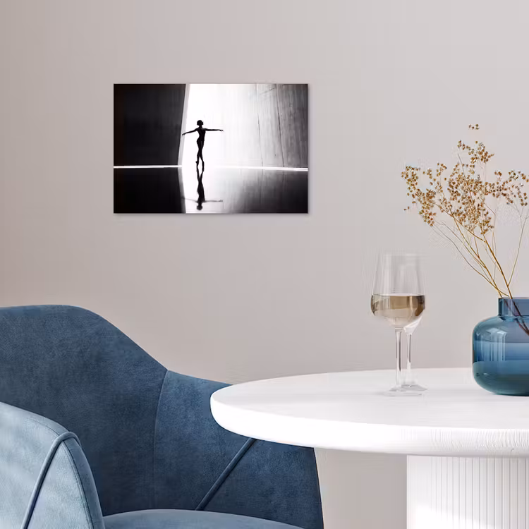 Poster - Danser - Silhouette - Kunst - Modern - Zwart-wit — 4