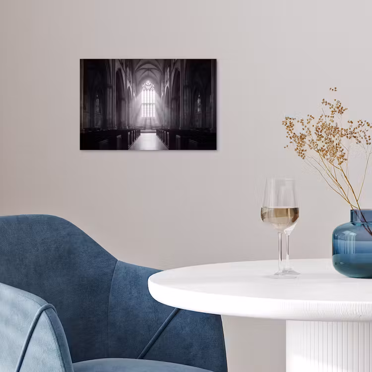 Poster - Kerk - Interieur - Lichtstralen - Architectuur - Klassiek — 4