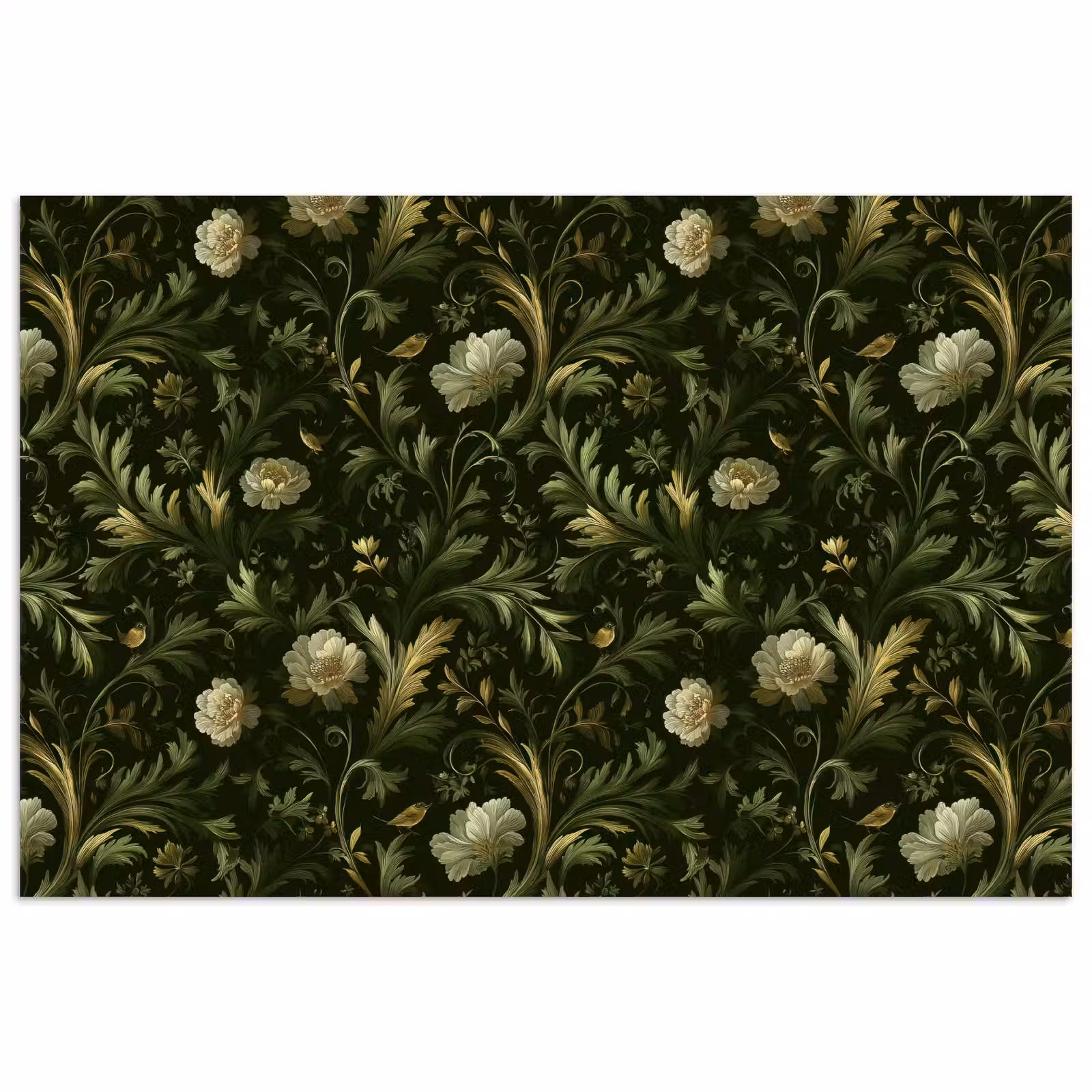 Poster - Botanisch - Naadloos - Bloemen — 1