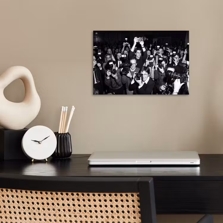 Poster - Fotografen - Menigte - Flitsers - Journalistiek — 2