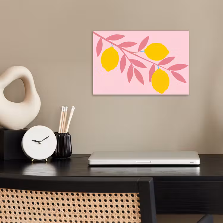 Poster - Fruit - Tak - Natuur - Abstract - Roze — 2