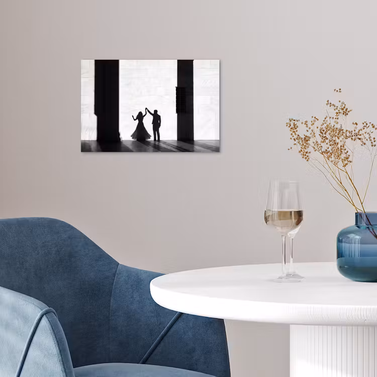 Poster - Mensen - Schaduw - Dans - Zwart-wit - Liefde — 4