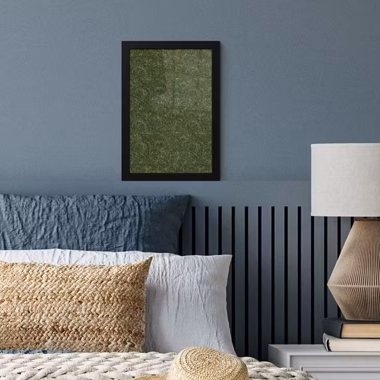 Poster met lijst - Donker - Groen - Krullend - Botanisch — 4