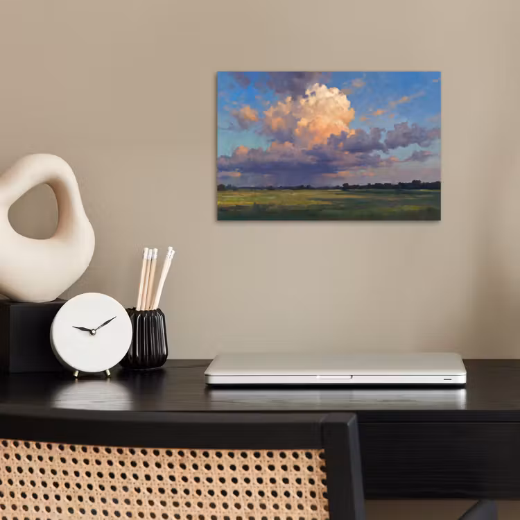 Poster - Lucht - Wolken - Landschap - Modern - Oranje — 2