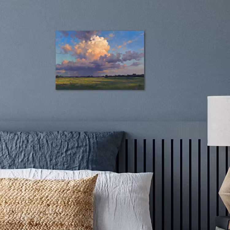 Poster - Lucht - Wolken - Landschap - Modern - Oranje — 3