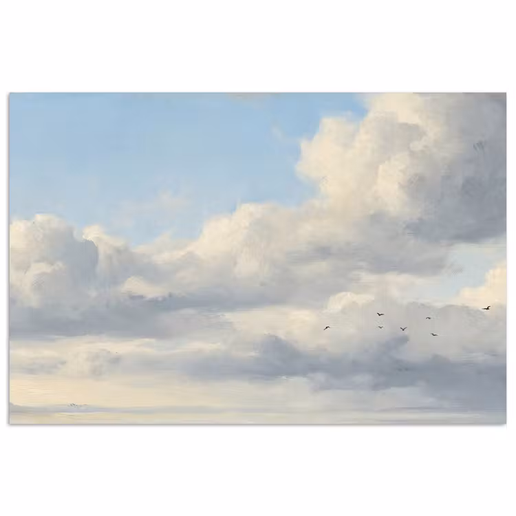 Poster - Lucht - Wolken - Natuur - Klassiek - Blauw — 1