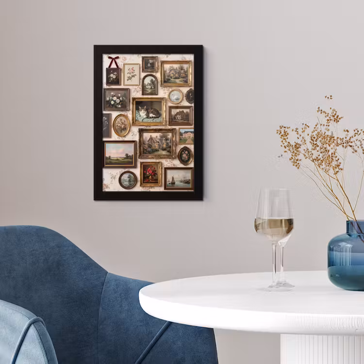 Poster met lijst - Dier - Kat - Portret - Klassiek — 2