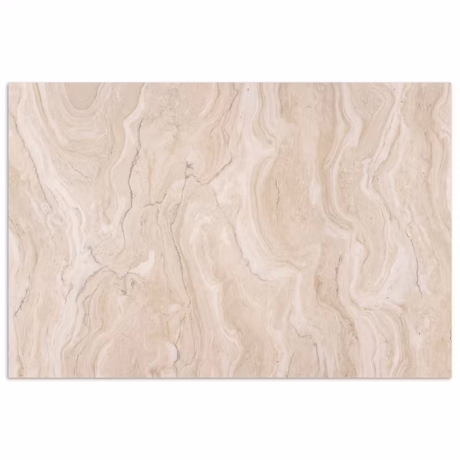 Poster - Marmer - Patroon - Beige - Steen - Abstract — 1