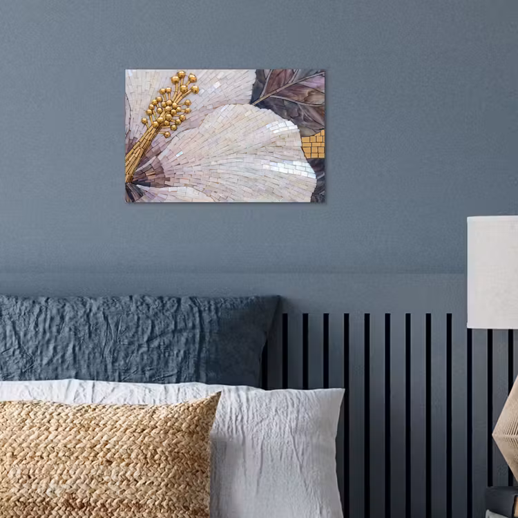 Poster - Bloemen - Mozaïek - Kunst - Modern - Goud — 3