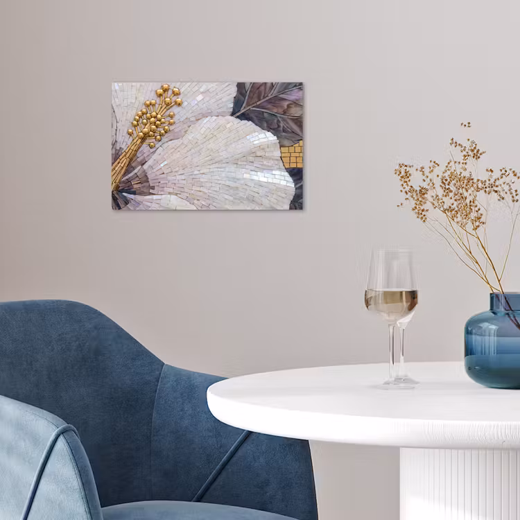 Poster - Bloemen - Mozaïek - Kunst - Modern - Goud — 4