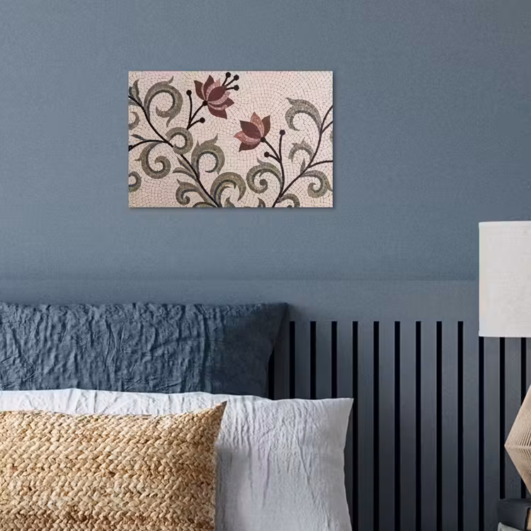 Poster - Bloemen - Mozaïek - Patroon - Abstract - Groen — 3