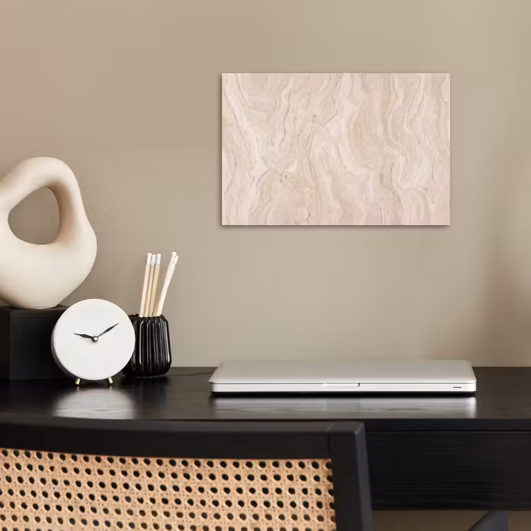 Poster - Marmer - Patroon - Beige - Steen - Abstract — 2