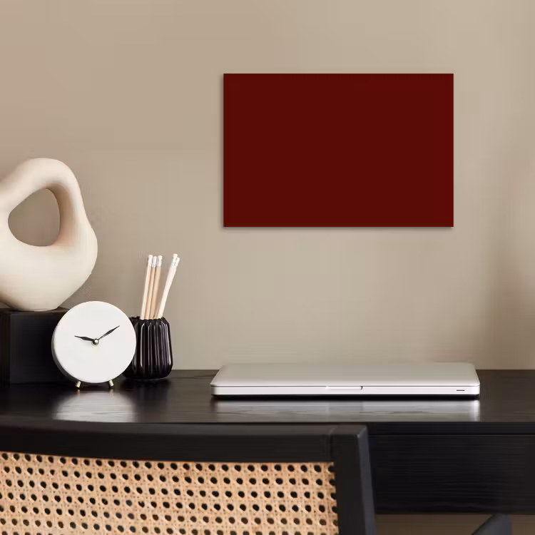 Poster - Burnt - Mahogany - Rood — 2