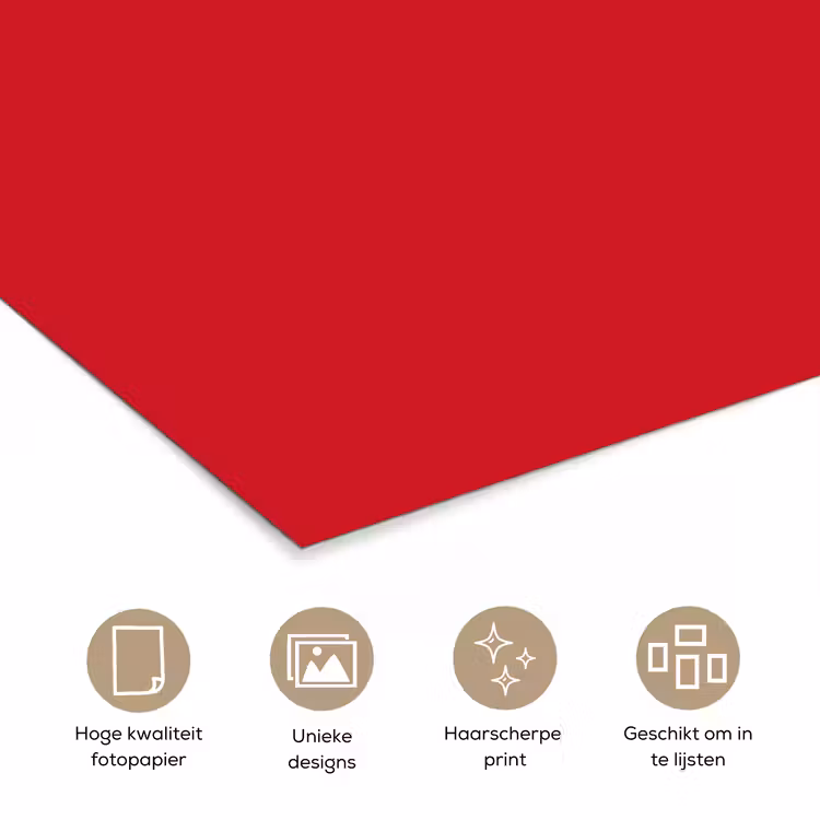Poster - Crimson - Velvet - Rood — 5