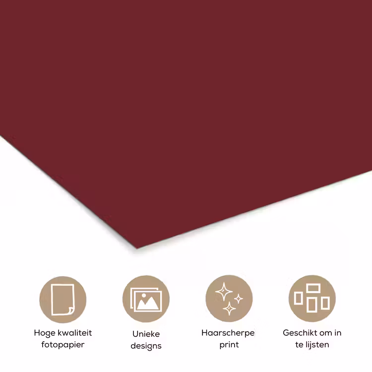 Poster - Dark - Garnet - Rood — 5