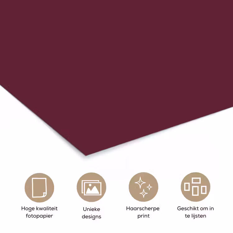 Poster - Deep - Plum - Paars — 5