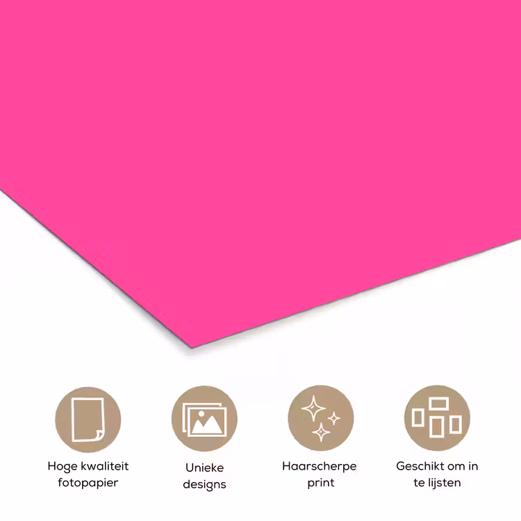 Poster - Electric - Magenta - Roze — 5