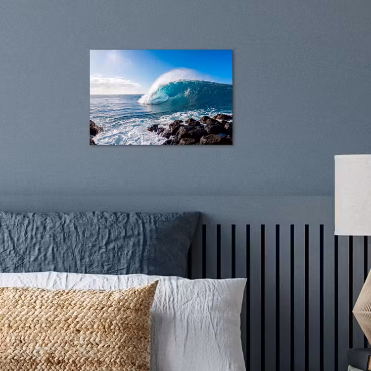 Poster - Golf - Oceaan - Brekend - Water - Blauw — 3