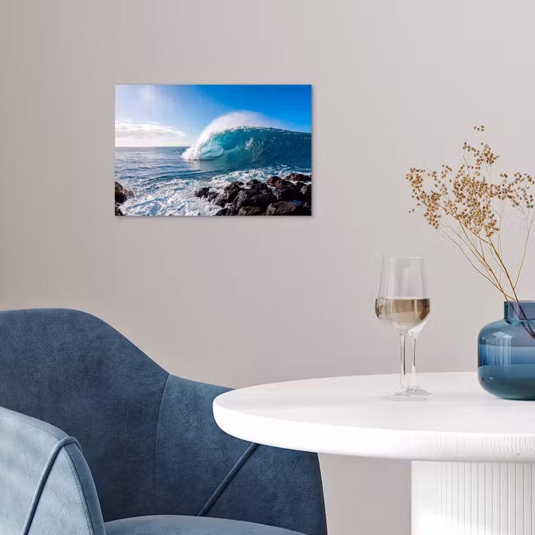 Poster - Golf - Oceaan - Brekend - Water - Blauw — 4