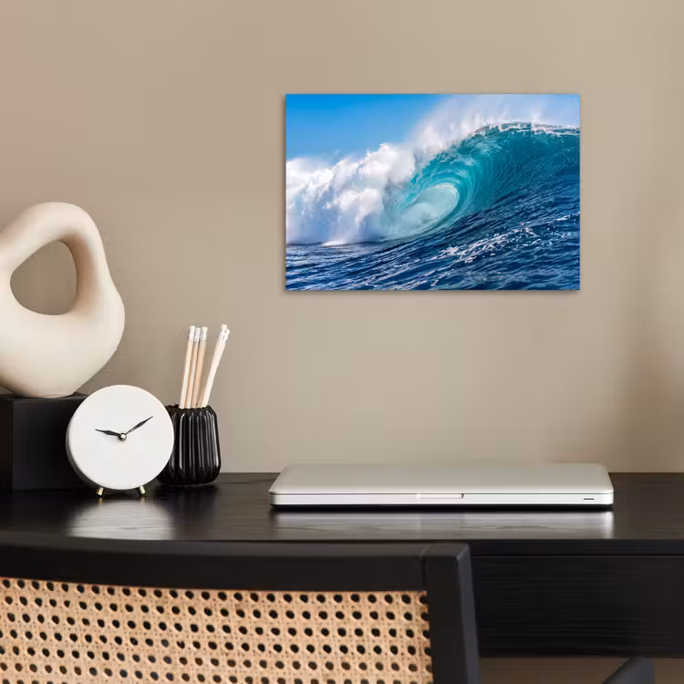 Poster - Golf - Oceaan - Water - Dynamisch - Blauw — 2