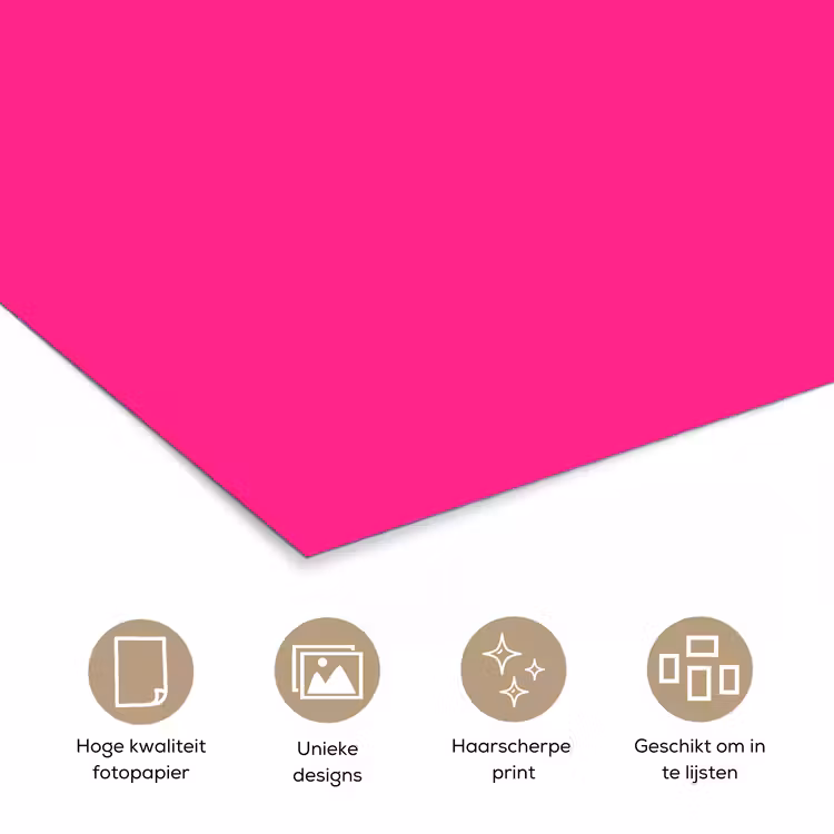 Poster - Hot - Fuchsia - Roze — 5