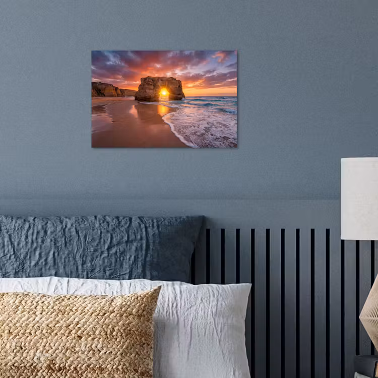 Poster - Kust - Rots - Zonsondergang - Zee - Natuur — 3