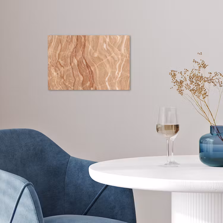 Poster - Marmer - Ader - Natuur - Abstract - Beige — 4