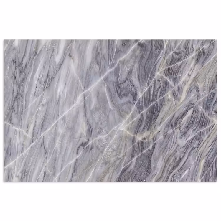Poster - Marmer - Ader - Patroon - Abstract - Grijs — 1