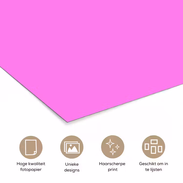 Poster - Bright - Orchid - Roze — 5
