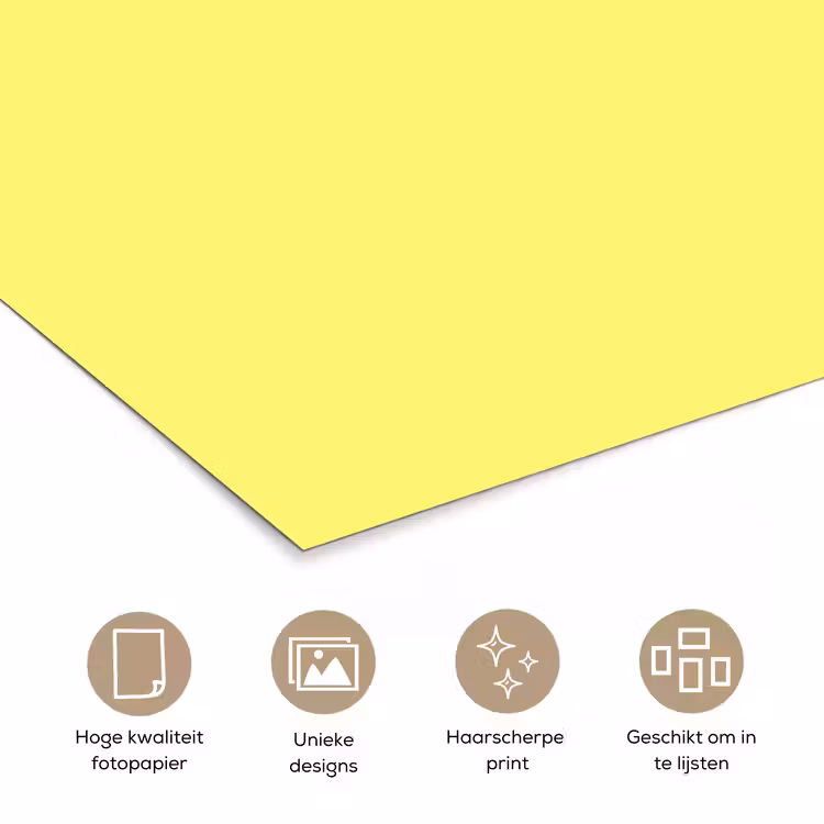 Poster - Buttery - Beige - Geel — 5