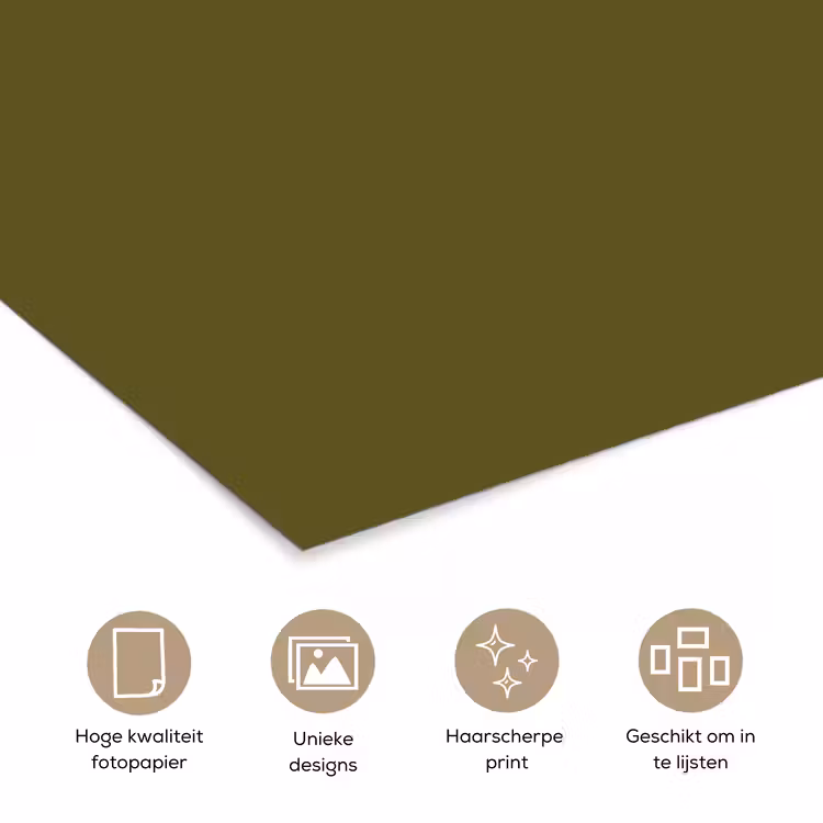 Poster - Dark - Olive - Groen — 5