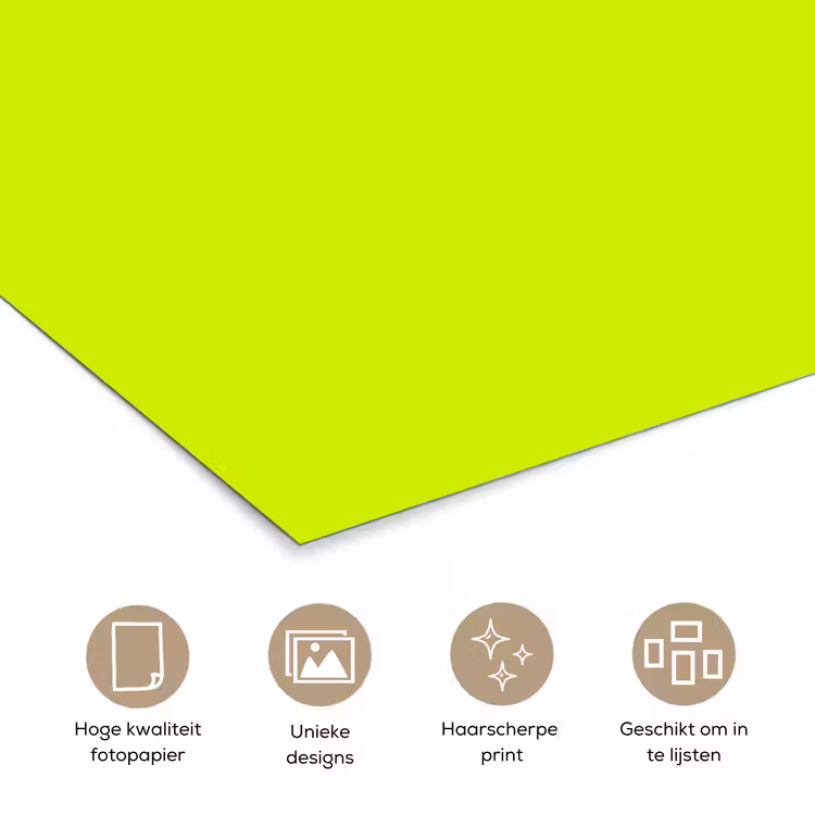 Poster - Electric - Lemon - Geel — 5
