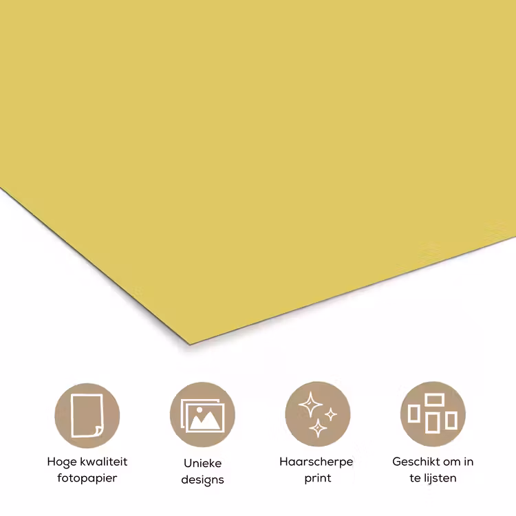 Poster - Golden - Ochre - Geel — 5