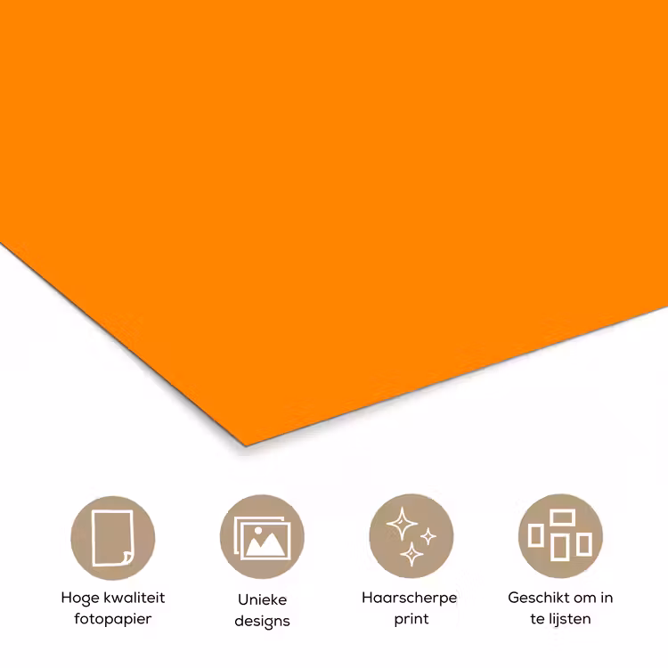 Poster - Marigold - Glow - Oranje — 5