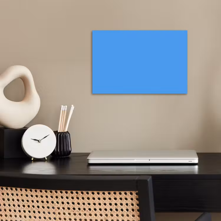 Poster - Bright - Azure - Blauw — 2