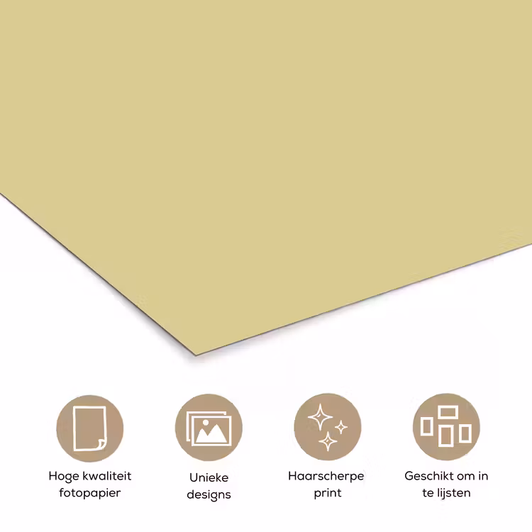 Poster - Golden - Clover - Geel — 5