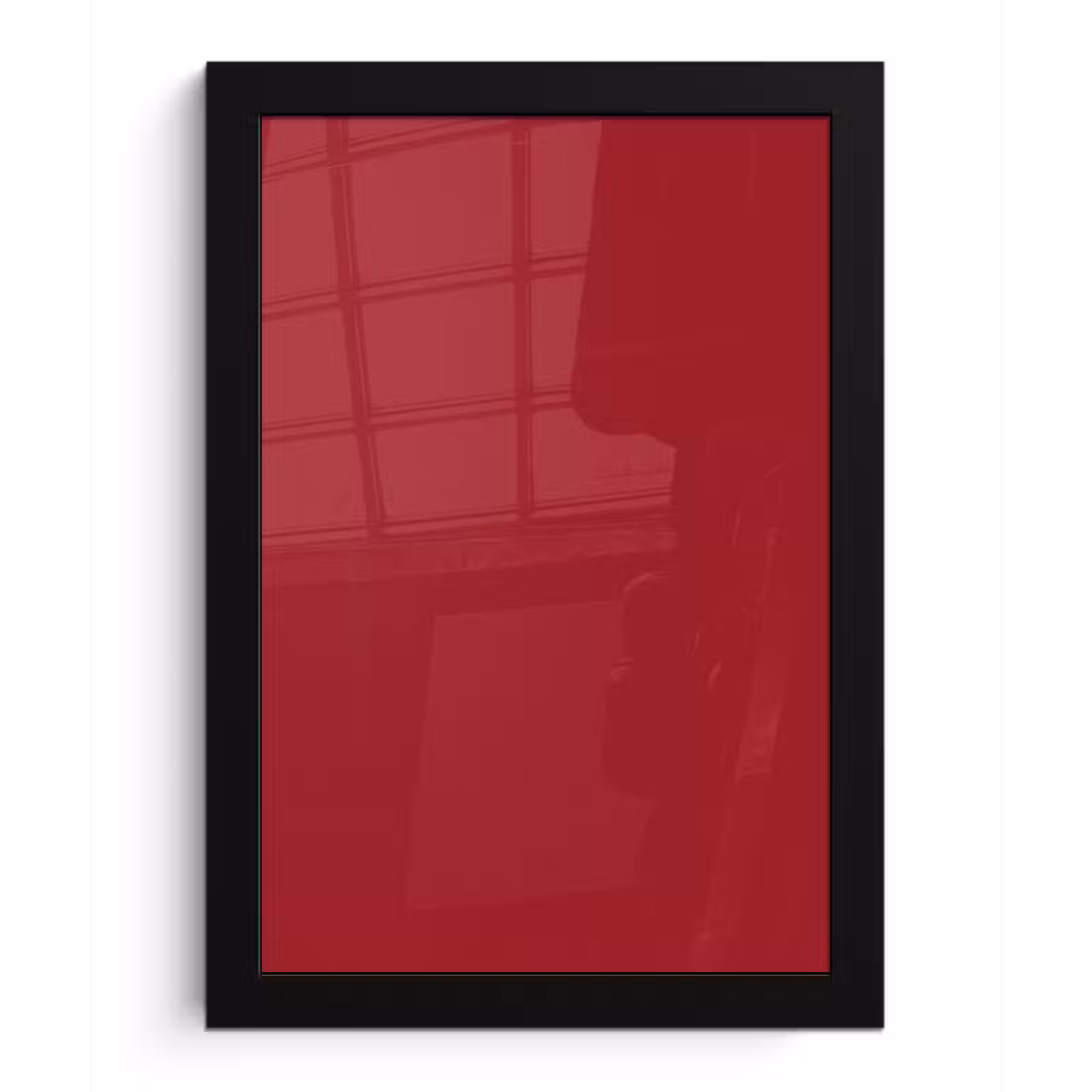 Poster met lijst - Burgundy - Wine - Rood — 1