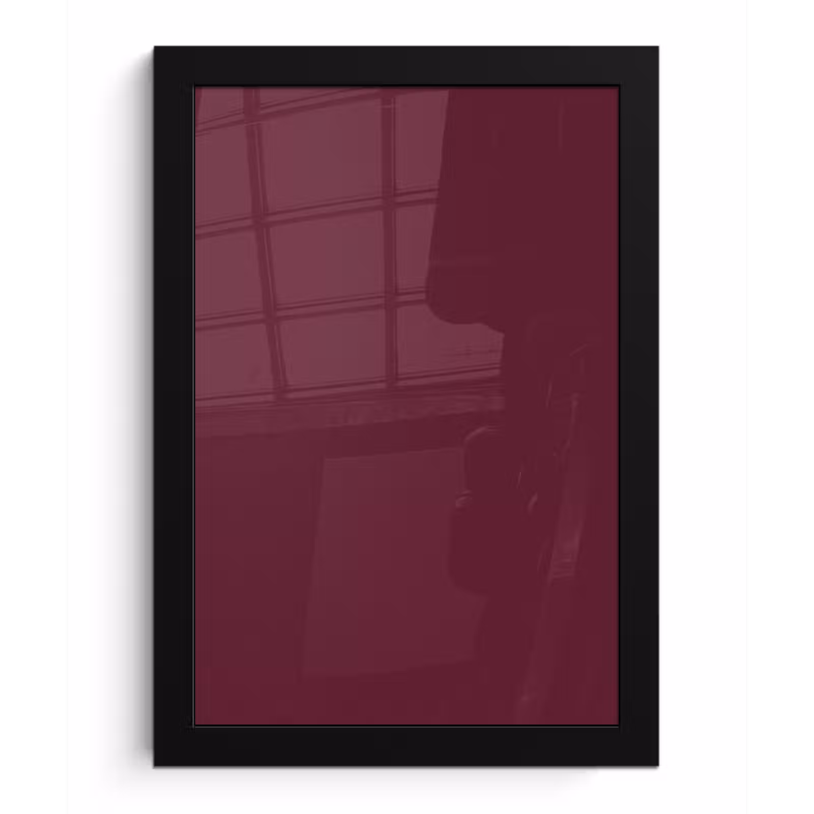 Poster met lijst - Deep - Plum - Paars — 1