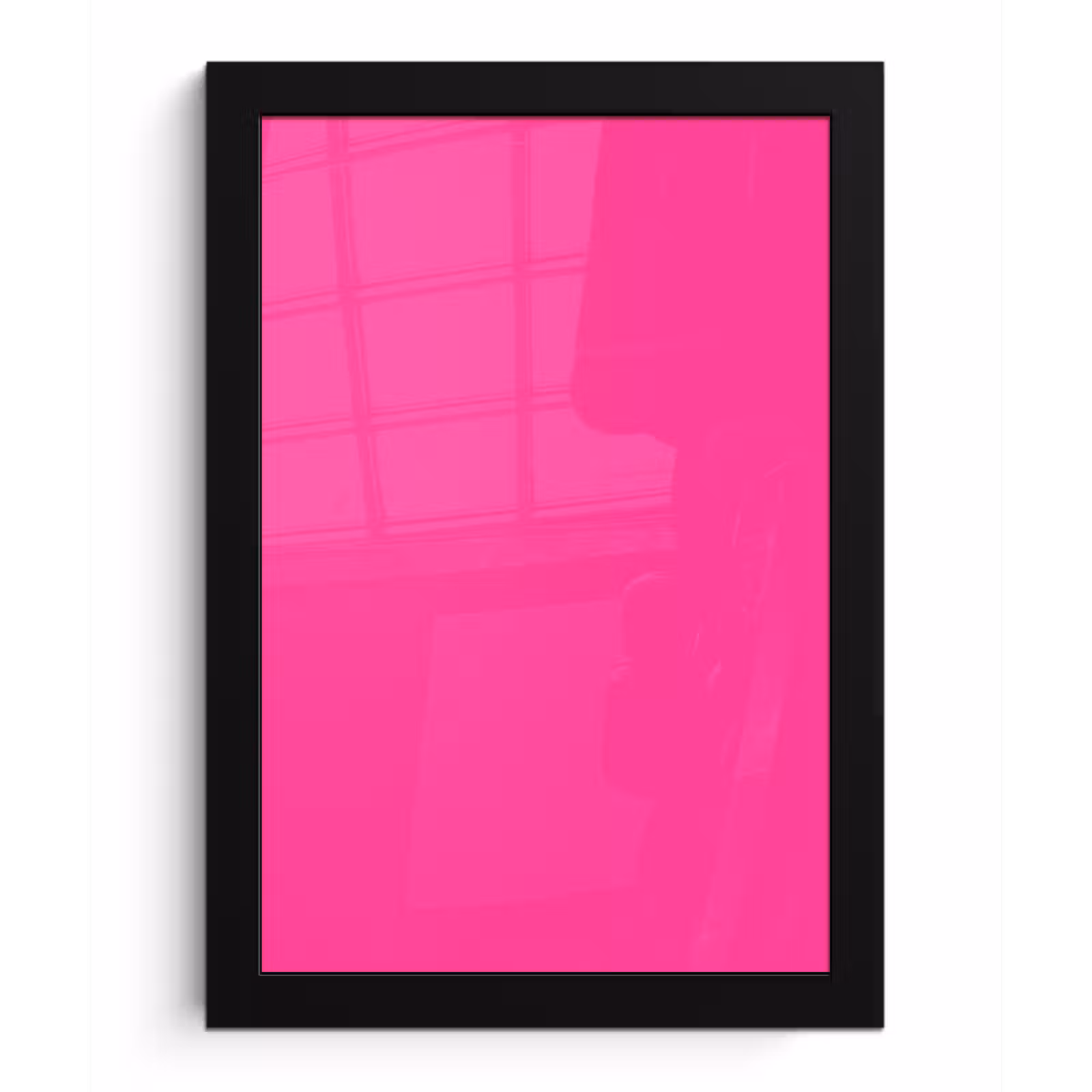 Poster met lijst - Electric - Magenta - Roze — 1
