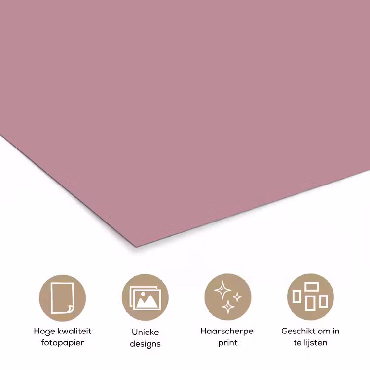 Poster - Dusty - Mauve - Paars — 5